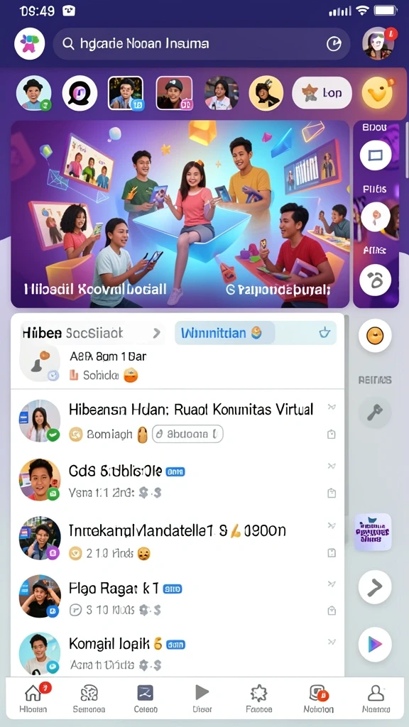 Tampilan awal permainan yang menawan dan interaktif.