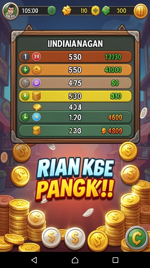 Sistem reward yang menarik untuk pemain.