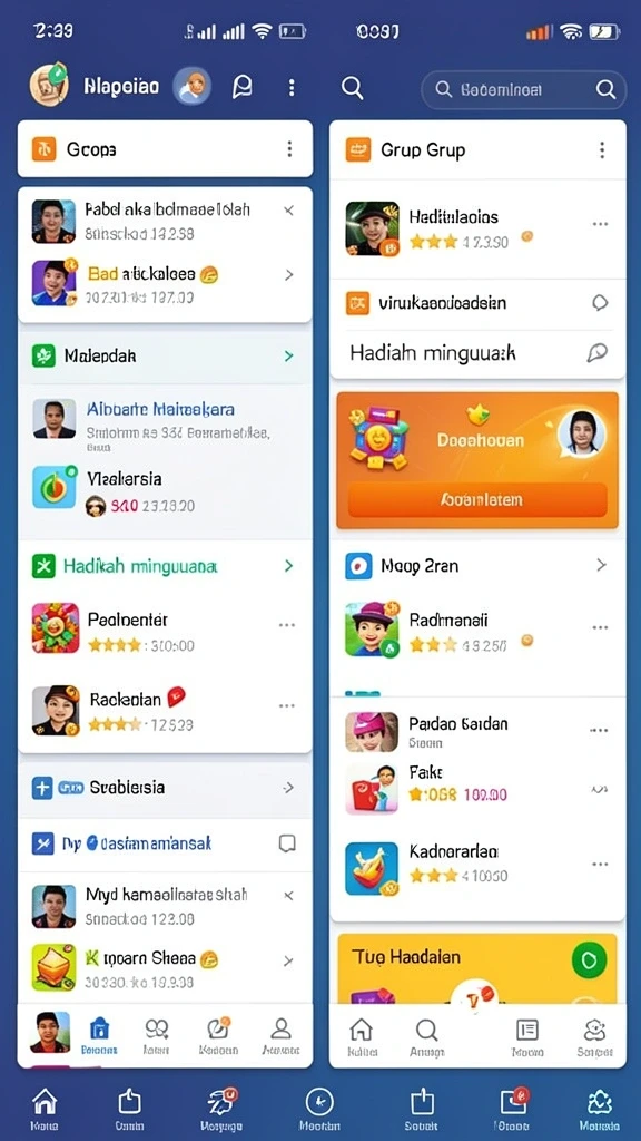 Momen seru bersama teman dalam mode multiplayer.