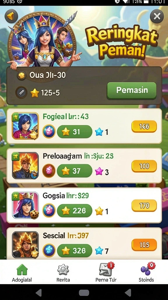Tampilan antarmuka yang ramah pengguna dan menarik.