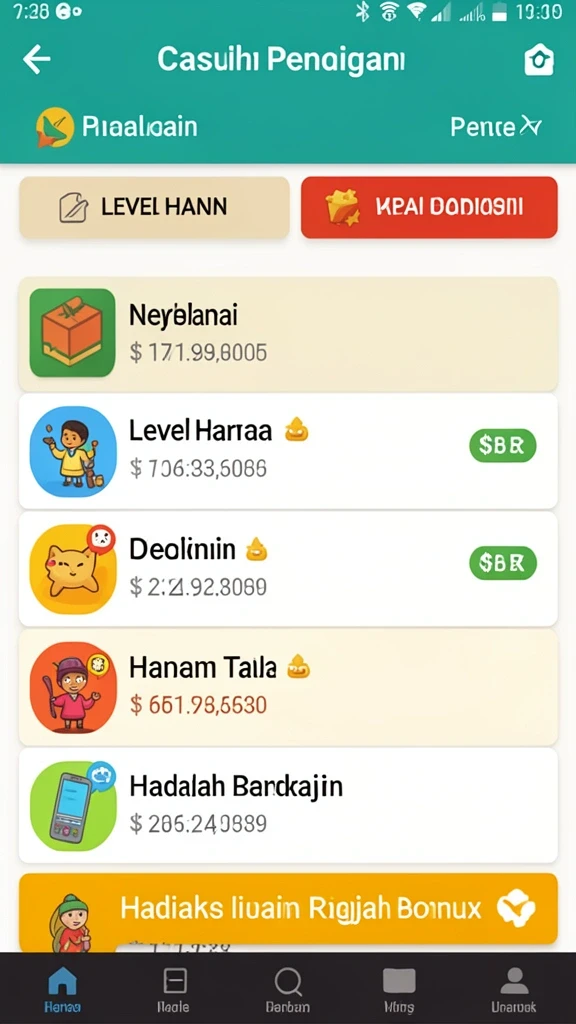 Pengalaman bermain yang seru dengan grafik yang menawan.
