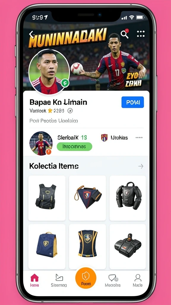 Tampilan grafis permainan slot yang memukau dan colorful.