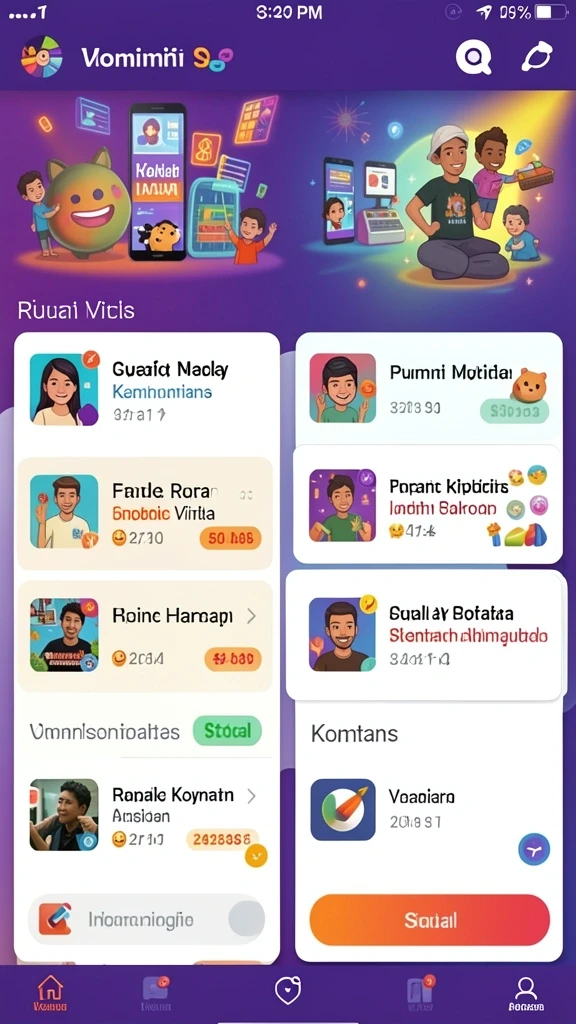 Berbagai mode permainan yang bisa dipilih sesuai selera.
