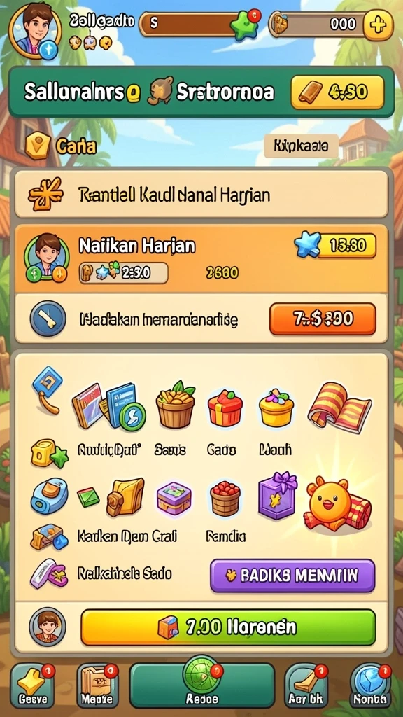 Karakter dengan latar belakang cerita yang unik.