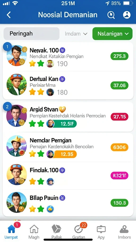 Beragam pilihan permainan kasino yang seru.
