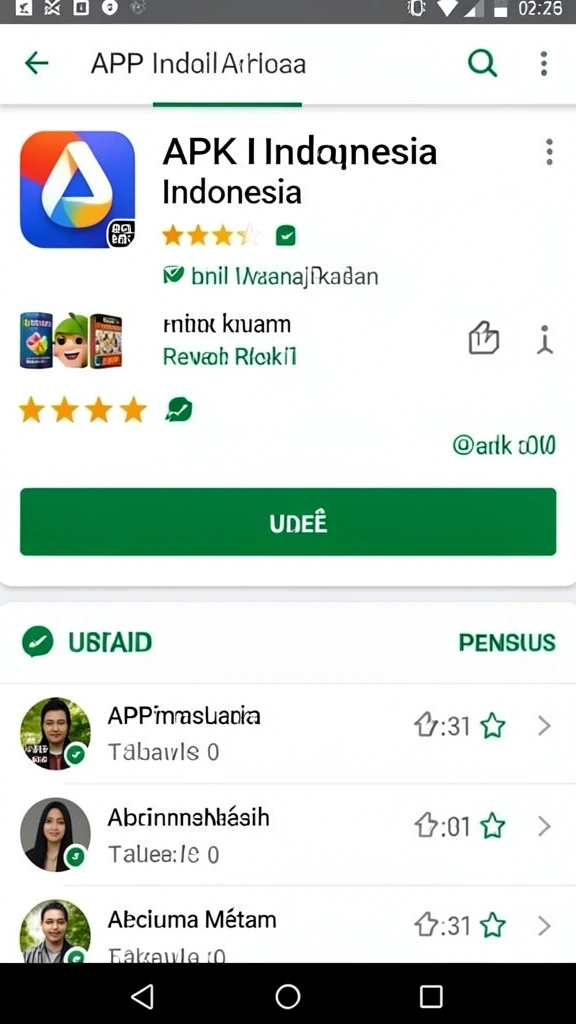 Tampilan awal aplikasi CUCUTOTO yang user-friendly.