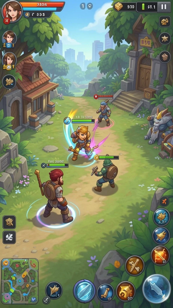 Tampilan awal aplikasi DOTA88 dengan karakter utama.