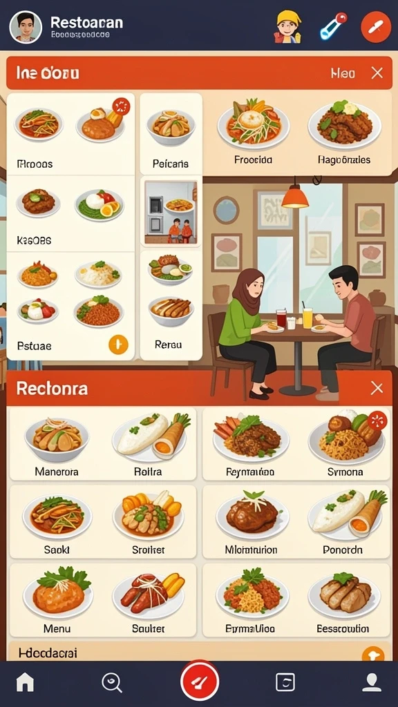 Tampilan awal yang memukau dan menarik perhatian.