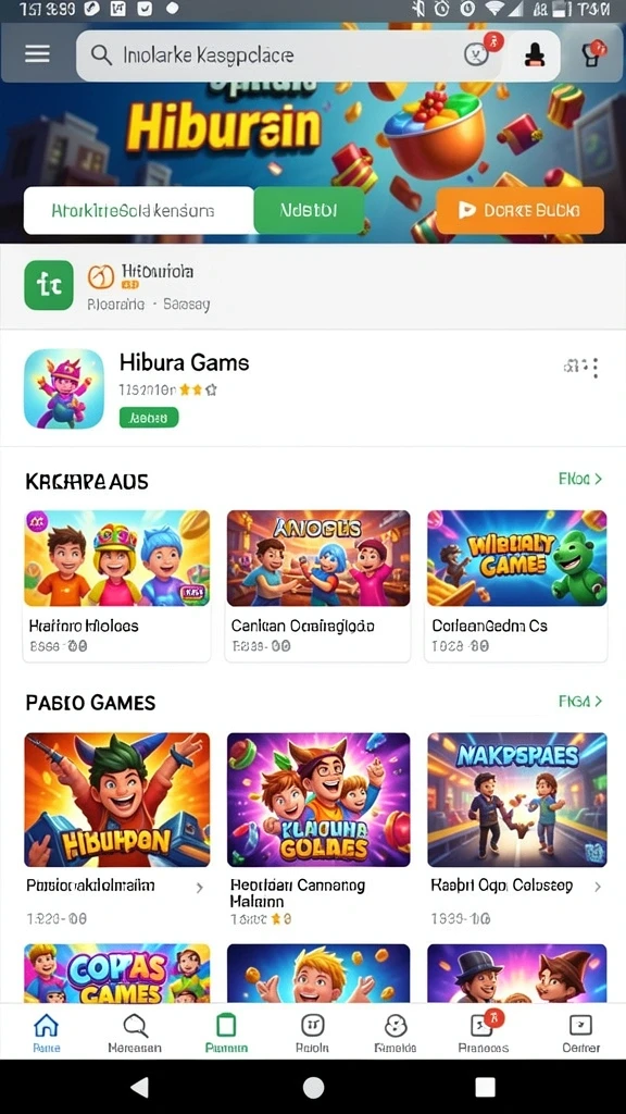 Screenshot fitur permainan yang sedang trending di EOS77.