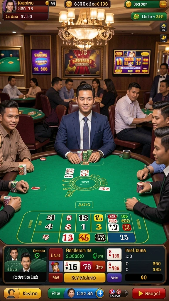 Tampilan menu utama yang menarik dan mudah dinavigasi.
