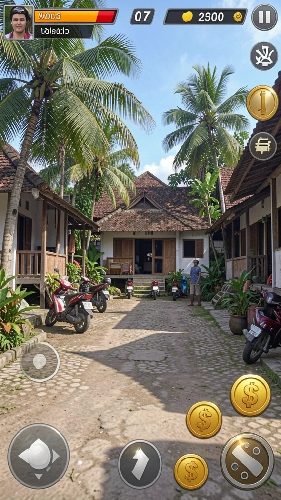 Tampilan karakter yang beragam dan menarik.