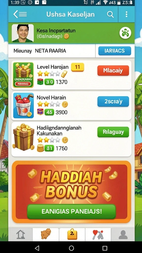 Tampilan antarmuka yang ramah pengguna.