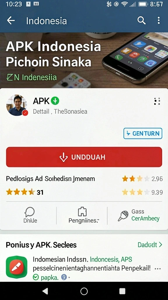 Tampilan antarmuka yang user-friendly.