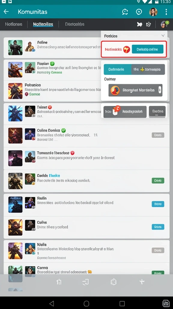 Mode multiplayer yang memungkinkan bermain dengan teman.