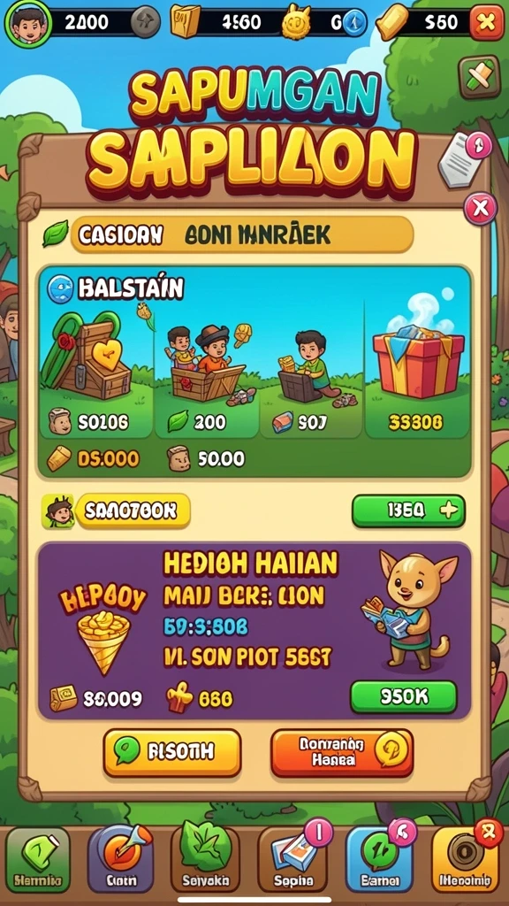 Tangkapan layar dari permainan slot dengan tema klasik.