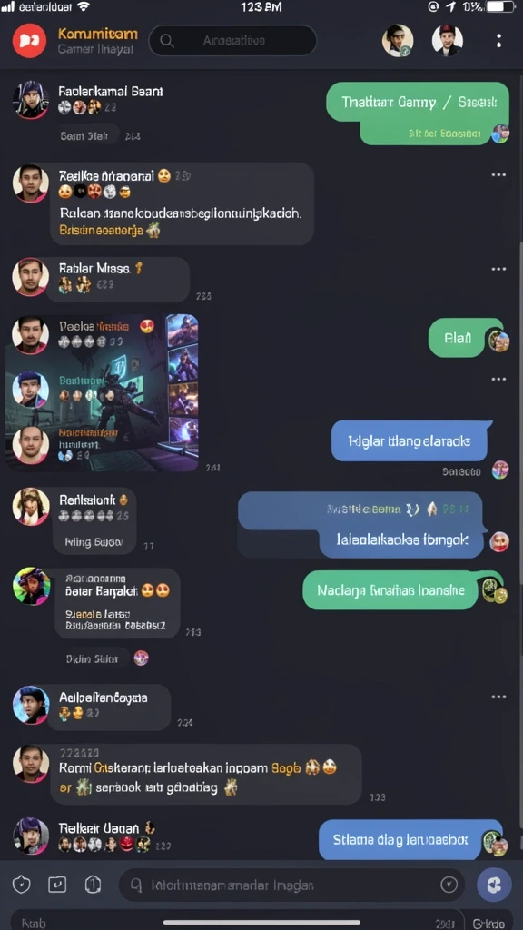 Tampilan utama JTBLUE dengan grafik yang memukau.
