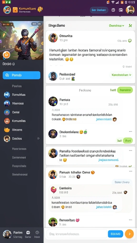 Pengalaman bermain yang seru dan menantang.