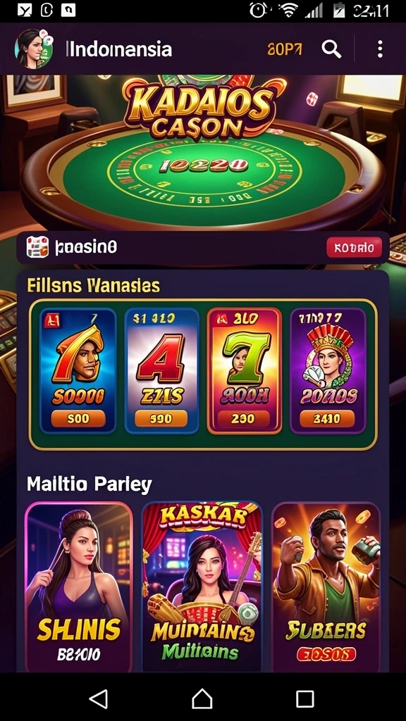 Tampilan karakter utama yang siap beraksi.