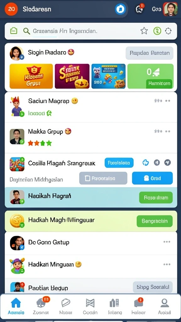 Komunitas aktif untuk berbagi pengalaman bermain.