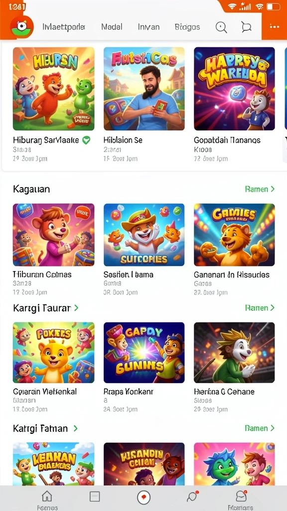Tampilan antarmuka yang modern dan user-friendly.