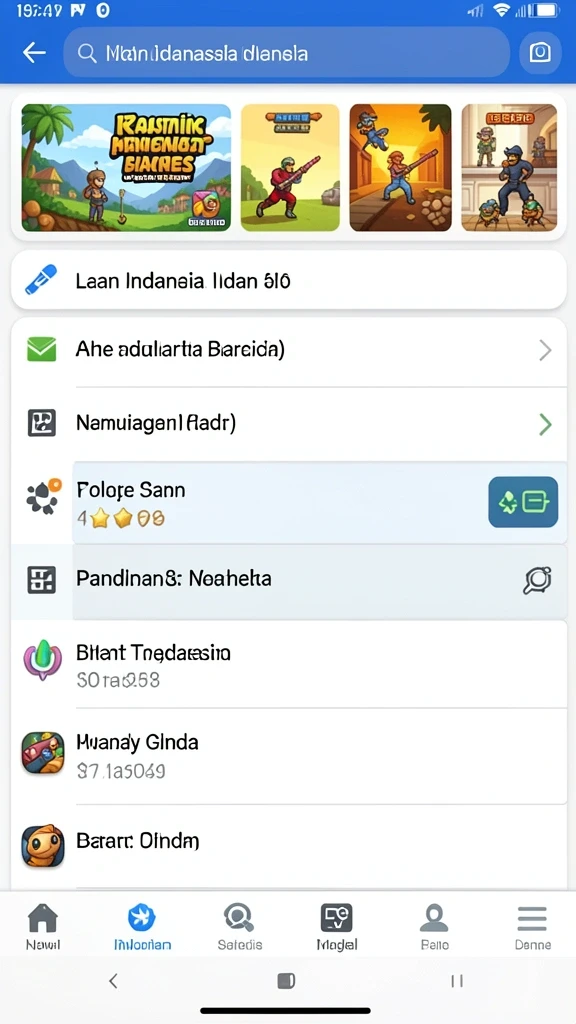 Beragam pilihan permainan yang menantang.