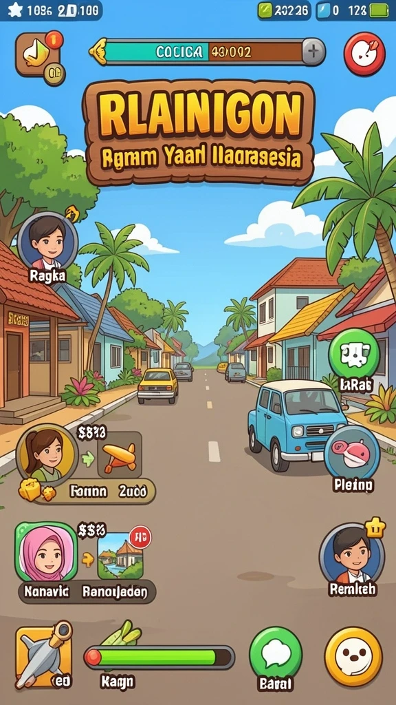 Beragam karakter lucu untuk dikumpulkan.