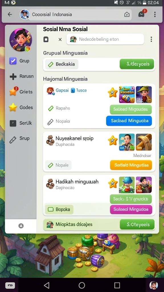 Screenshot menunjukkan mode permainan baru yang menantang.