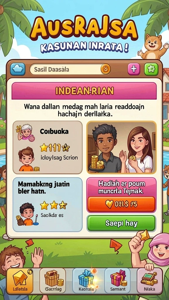 Beragam pilihan permainan kasino yang seru.