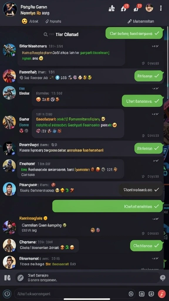 Fitur komunitas yang mendukung interaksi antar pemain.