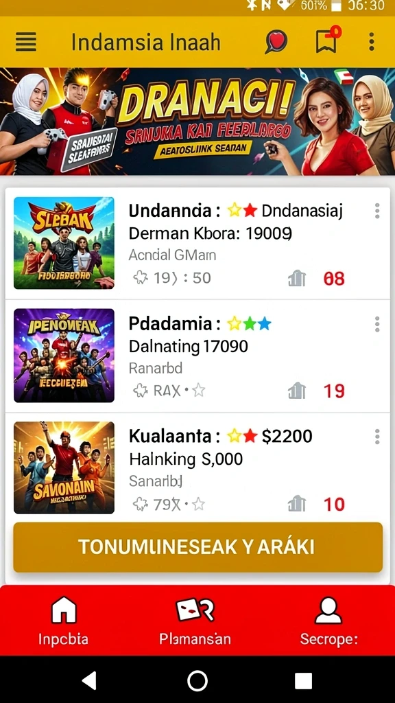 Screenshot aplikasi PLUTO88 menampilkan antarmuka permainan yang menarik.