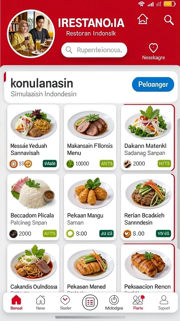 Desain intuitif yang memudahkan navigasi dalam permainan.