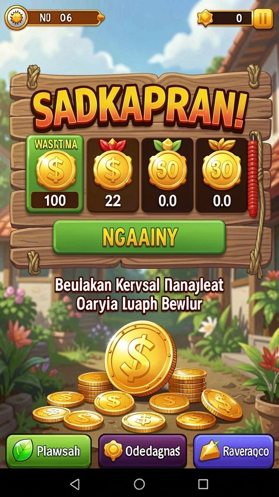 Tampilan menu utama yang menarik dan mudah dinavigasi.