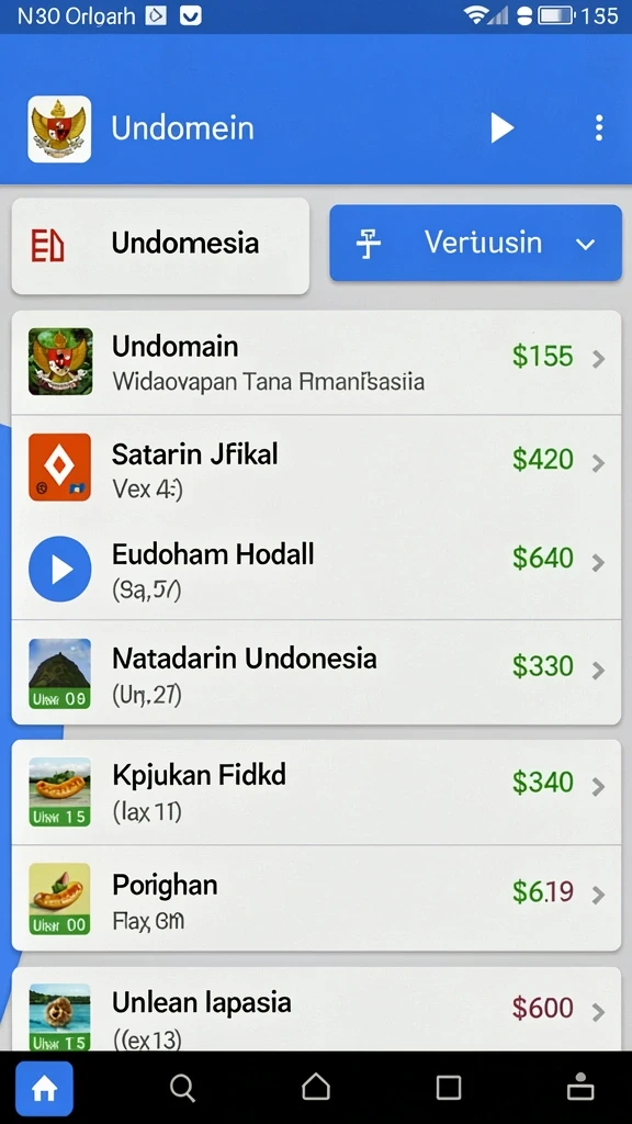 Tampilan awal yang menarik dengan berbagai pilihan slot.