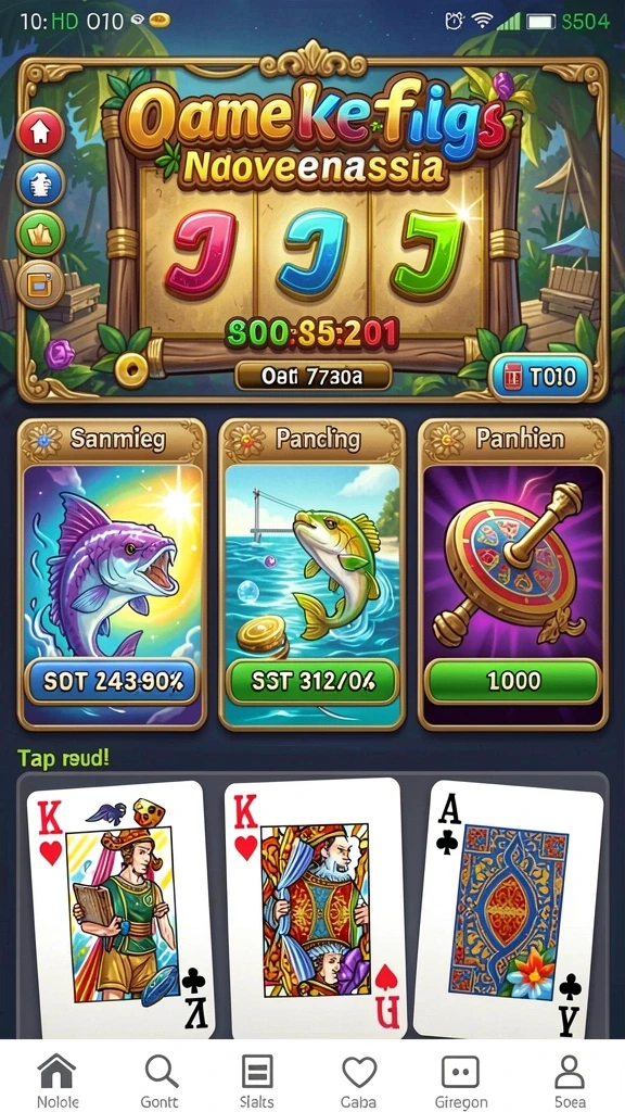 Screenshot menunjukkan karakter unik yang bisa dimainkan oleh pengguna.