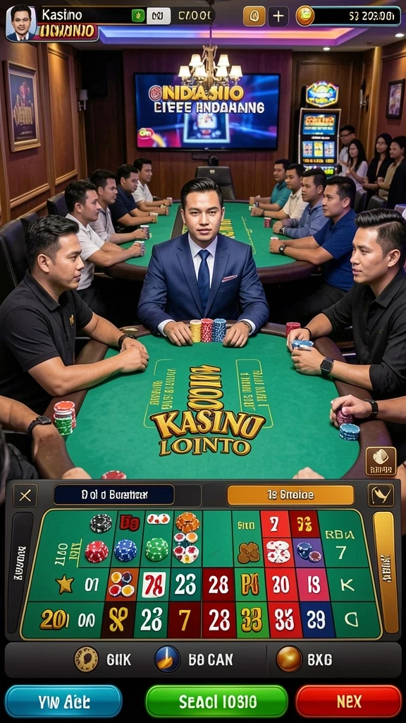 Tampilan utama WAJAN4D yang menarik dan mudah dinavigasi.